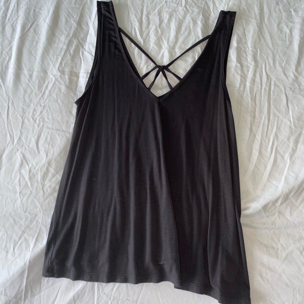 dark grey American Eagle tank top